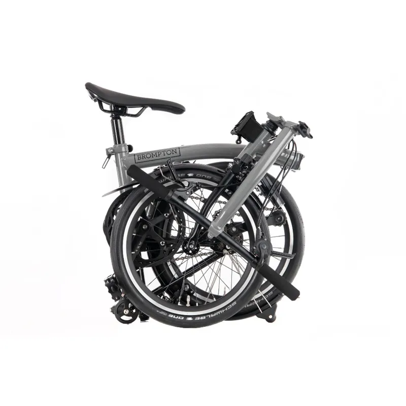 Brompton P Line Urban Low Bar Folding Bike Grey Available to order-3